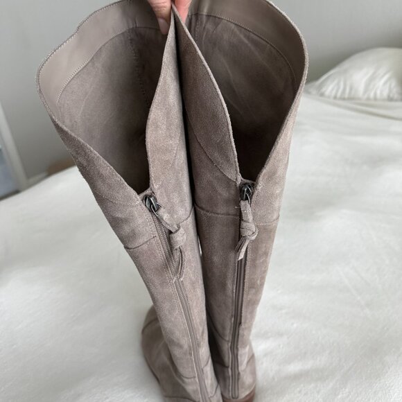 Gray Suede Sole Society "Tiff" Over the Knee Boots - Picture 5 of 6